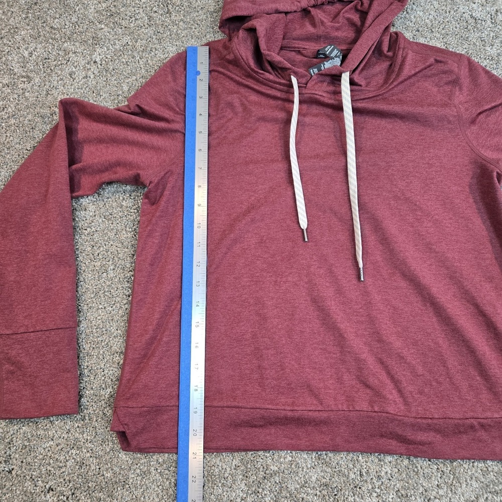 Vuori Halo Essential Hoodie Shirt Current Heather Womens M DreamKnit performance - Picture 5 of 8